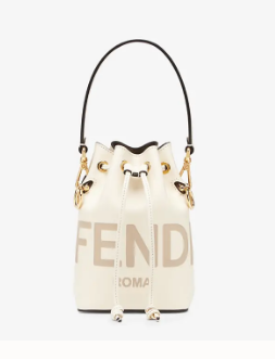 FENDI MON TRESOR beige leather mini-bag 8BS010