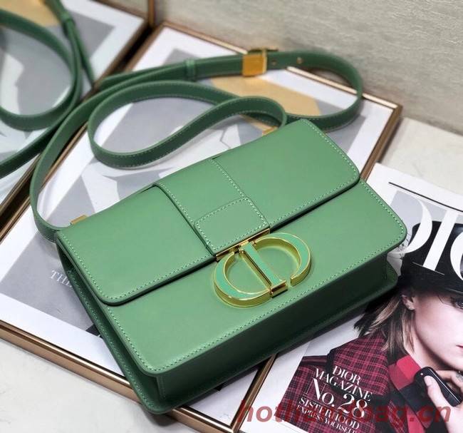 DIOR 30 MONTAIGNE BAG green Box Calfskin M9203UM