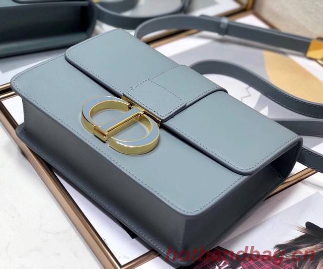 DIOR 30 MONTAIGNE BAG Cloud Blue Box Calfskin M9203UM