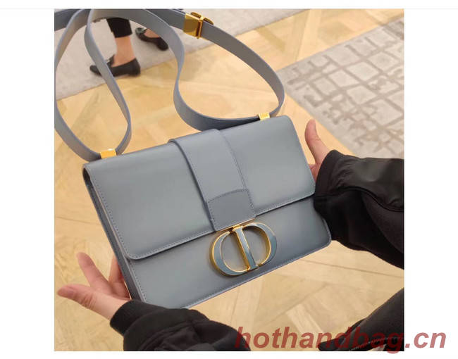 DIOR 30 MONTAIGNE BAG Cloud Blue Box Calfskin M9203UM