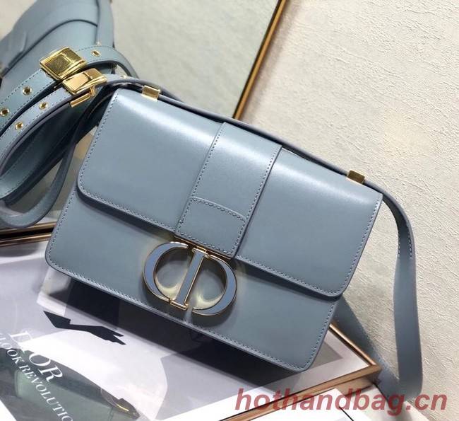 DIOR 30 MONTAIGNE BAG Cloud Blue Box Calfskin M9203UM