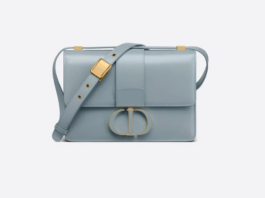 DIOR 30 MONTAIGNE BAG Cloud Blue Box Calfskin M9203UM