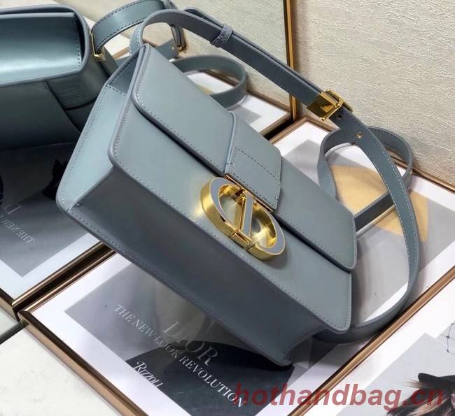 DIOR 30 MONTAIGNE BAG Cloud Blue Box Calfskin M9203UM