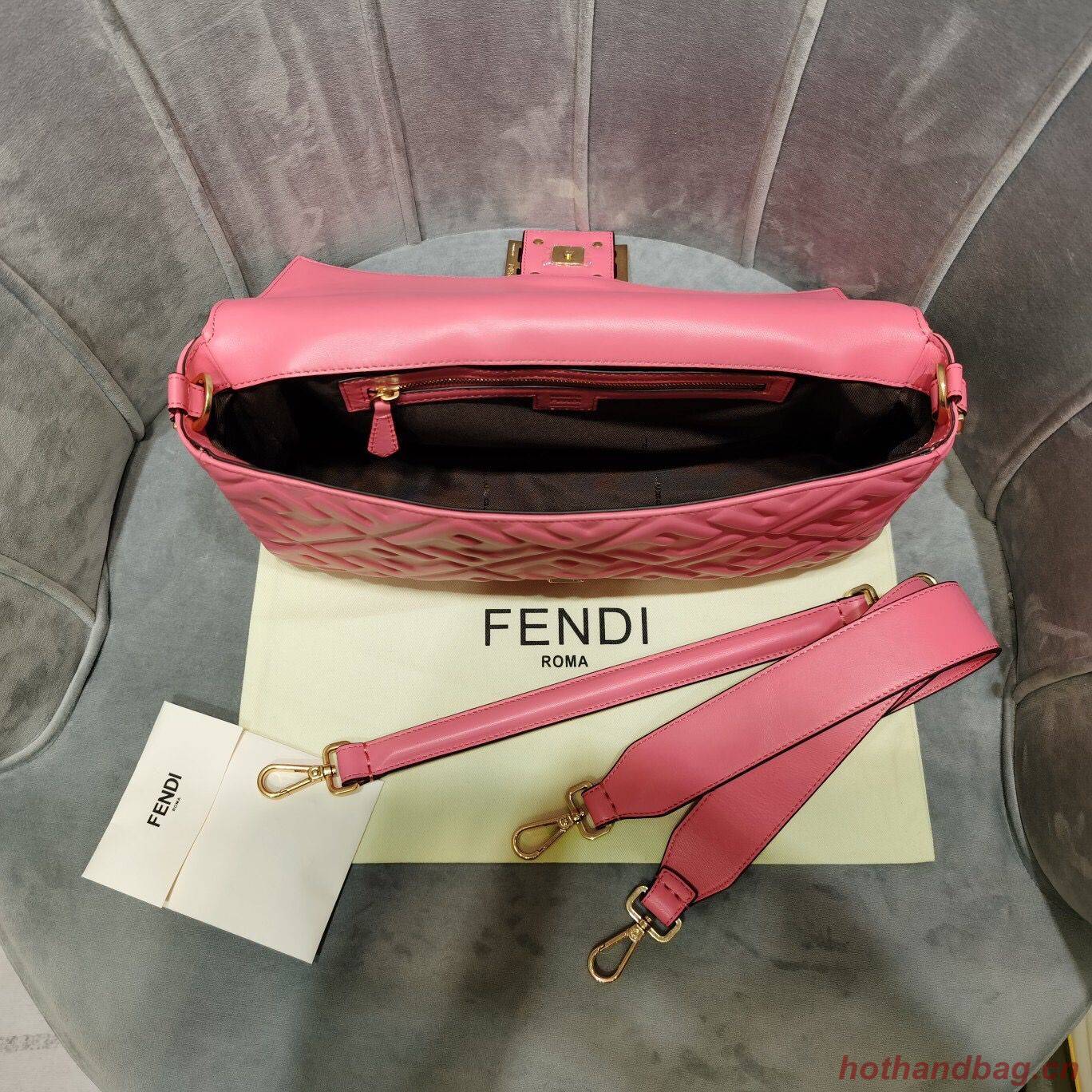 FENDI BAGUETTE  Shoulder Bag 8BS017 rose