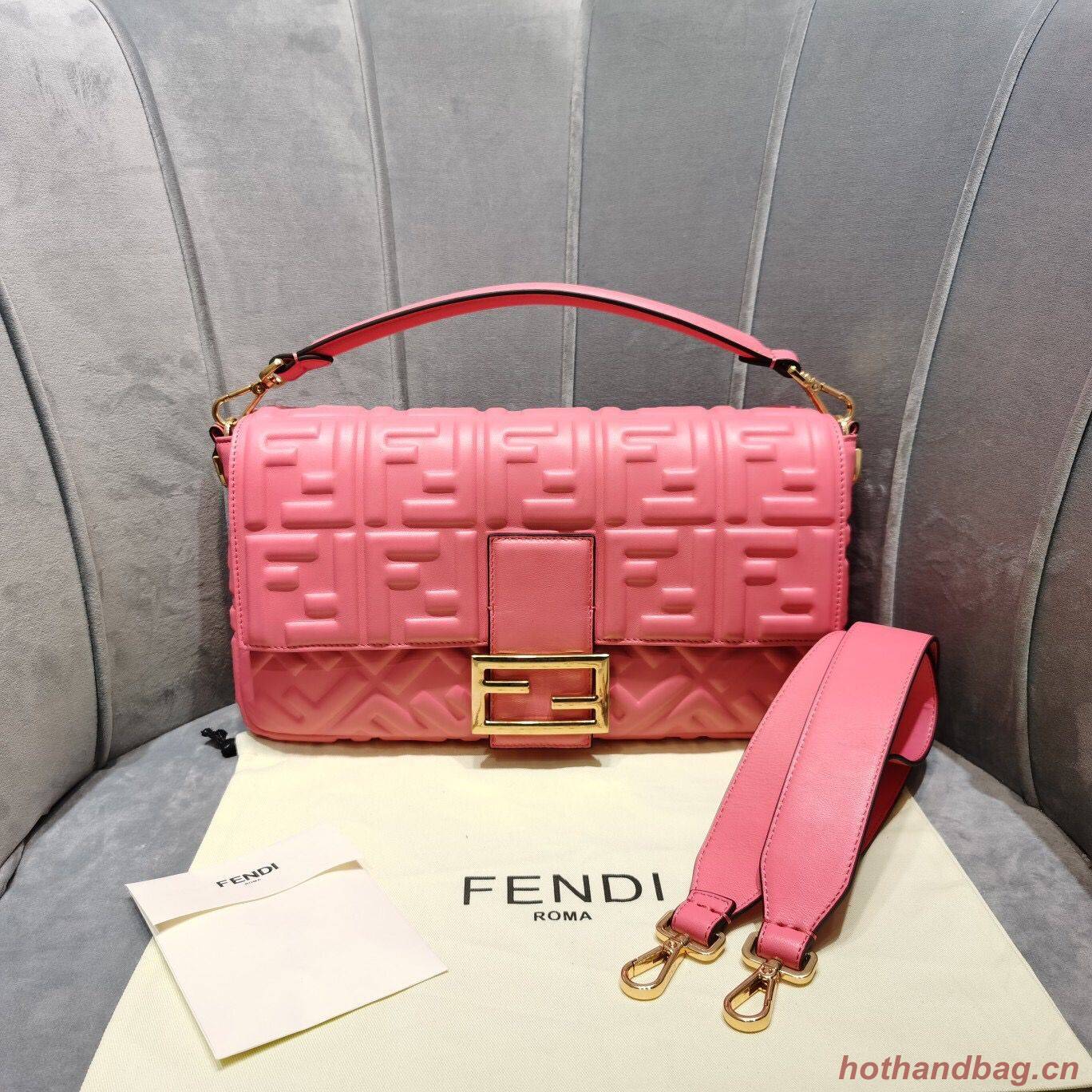 FENDI BAGUETTE  Shoulder Bag 8BS017 rose