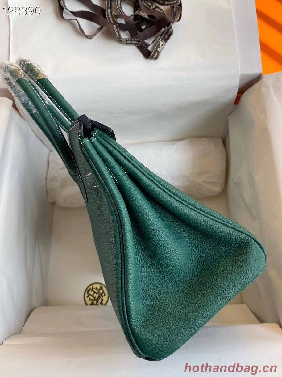 Hermes Birkin Bag Original Togo Leather 17825 Green