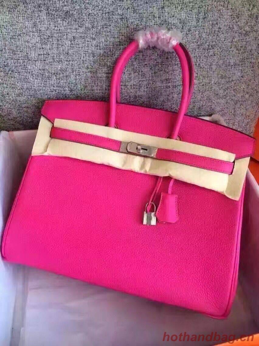 Hermes Birkin Bag Original Togo Leather 17825 Rose