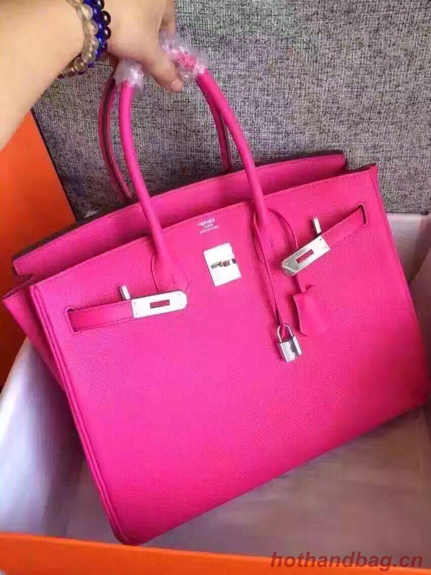 Hermes Birkin Bag Original Togo Leather 17825 Rose