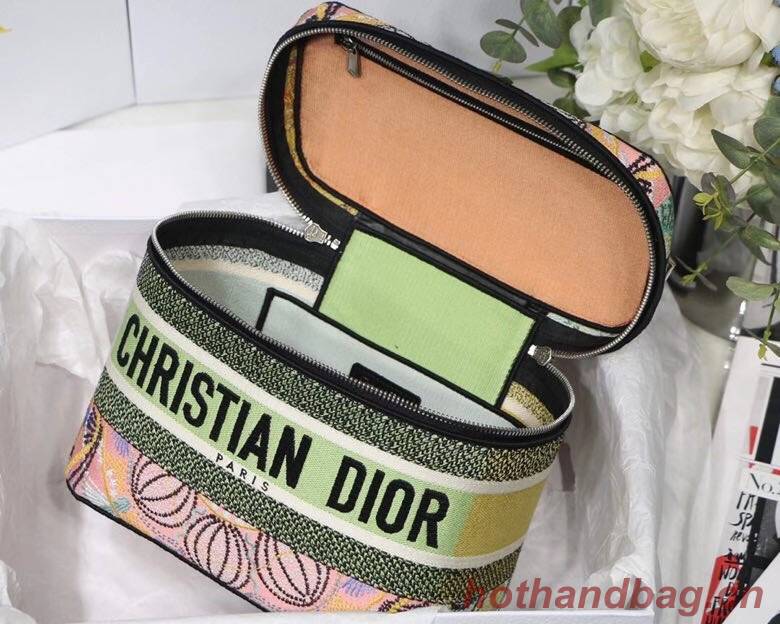 DIORTRAVEL VANITY CASE Multicolor Dior in Lights Embroidery S5480V