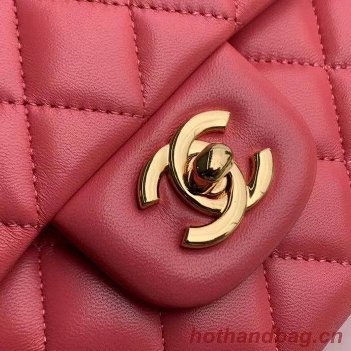 Chanel Flap Shoulder Bag Original Sheepskin leather A1112 pink