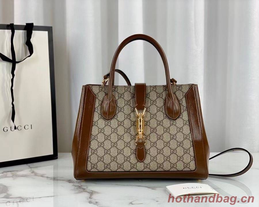 Gucci Jackie 1961 medium tote bag 649016 brown