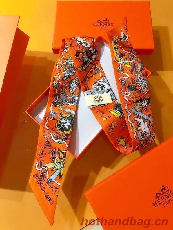 Hermes Twilly Small silk scarf H06353