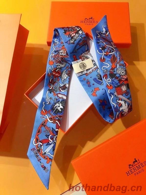 Hermes Twilly Small silk scarf H06356