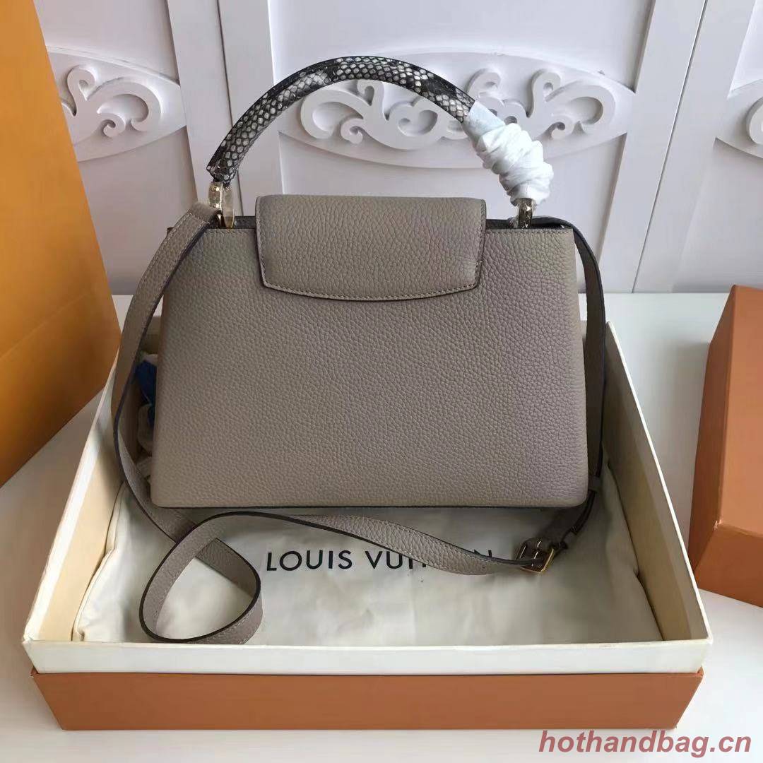 Louis Vuitton CAPUCINES PM M52386 grey