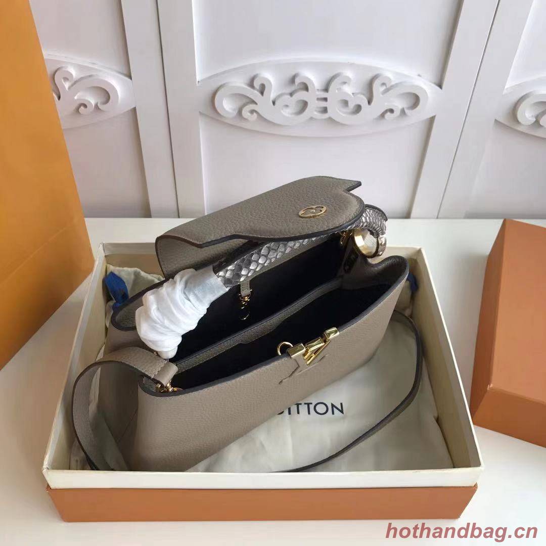 Louis Vuitton CAPUCINES PM M52386 grey