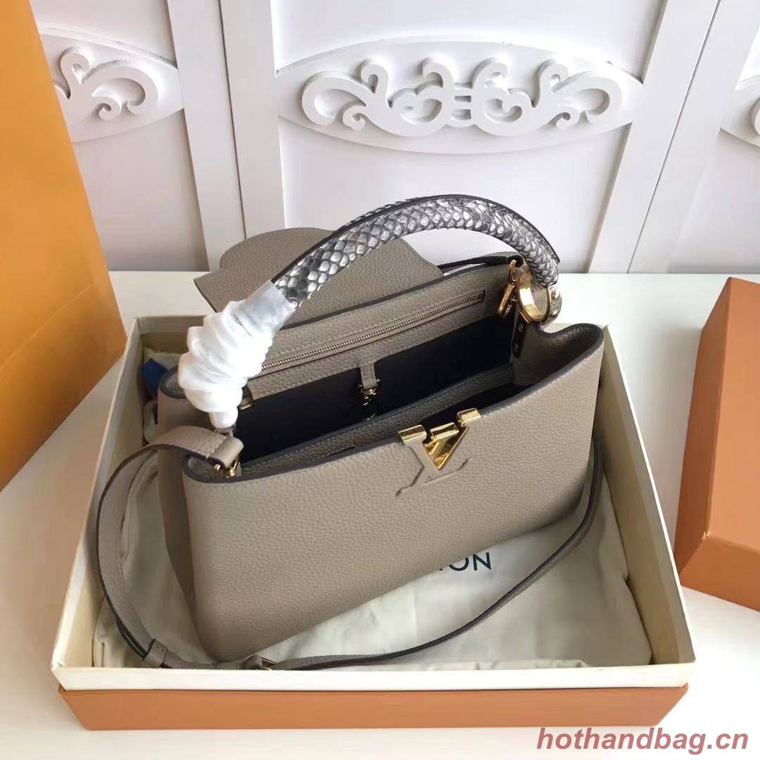 Louis Vuitton CAPUCINES PM M52386 grey