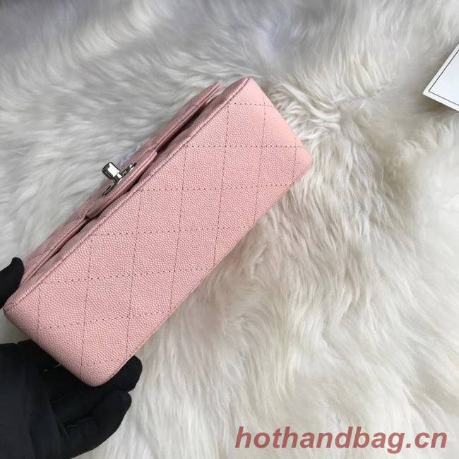 Chanel mini flap bag Grained Calfskin A1116 pink