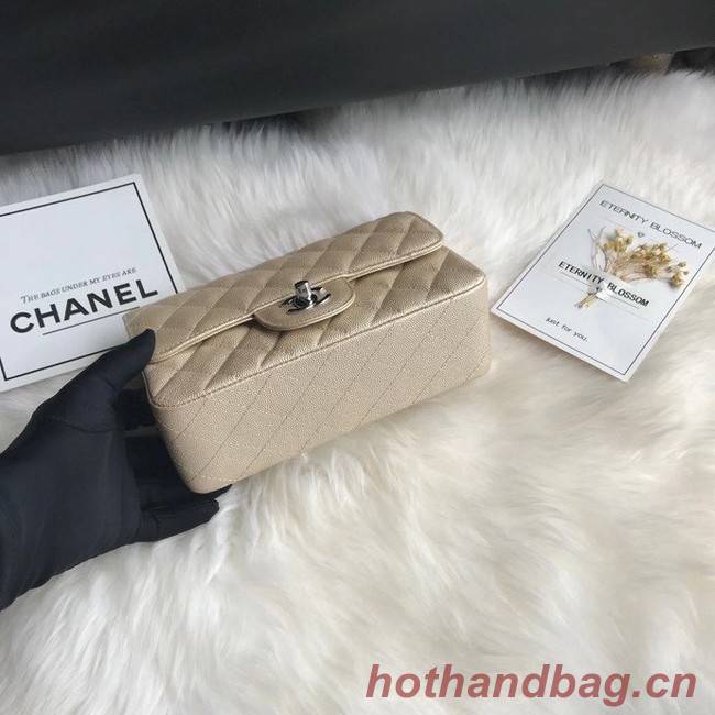 Chanel mini flap bag Grained Calfskin A1116 gold