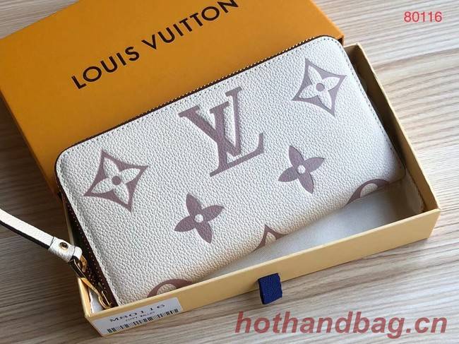 Louis vuitton ZIPPY WALLET M80116 Cream