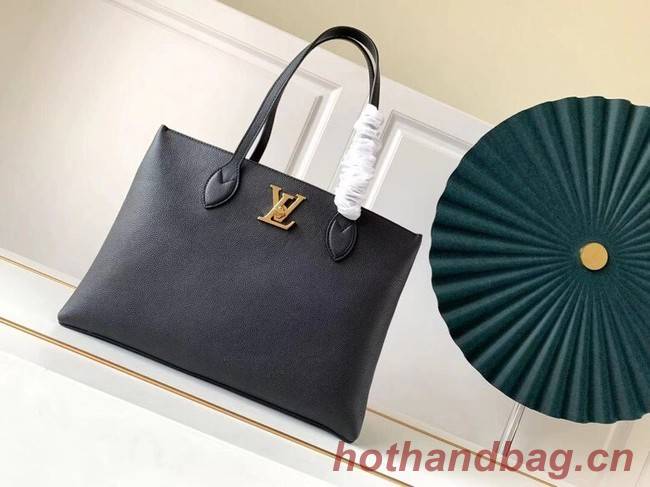 Louis vuitton original LOCKME SHOPPER M57345 black