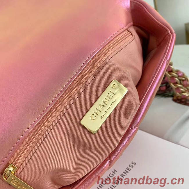 Chanel 19 flap bag AS1160 Pink