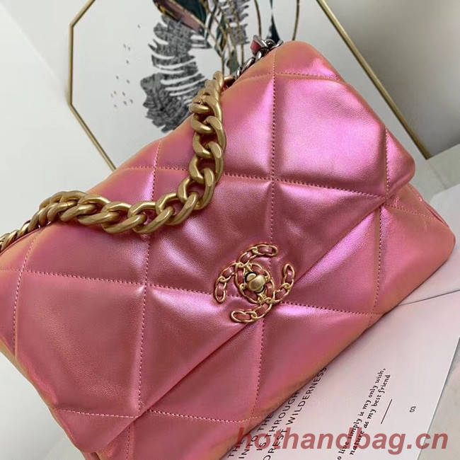 Chanel 19 flap bag AS1161 Pink