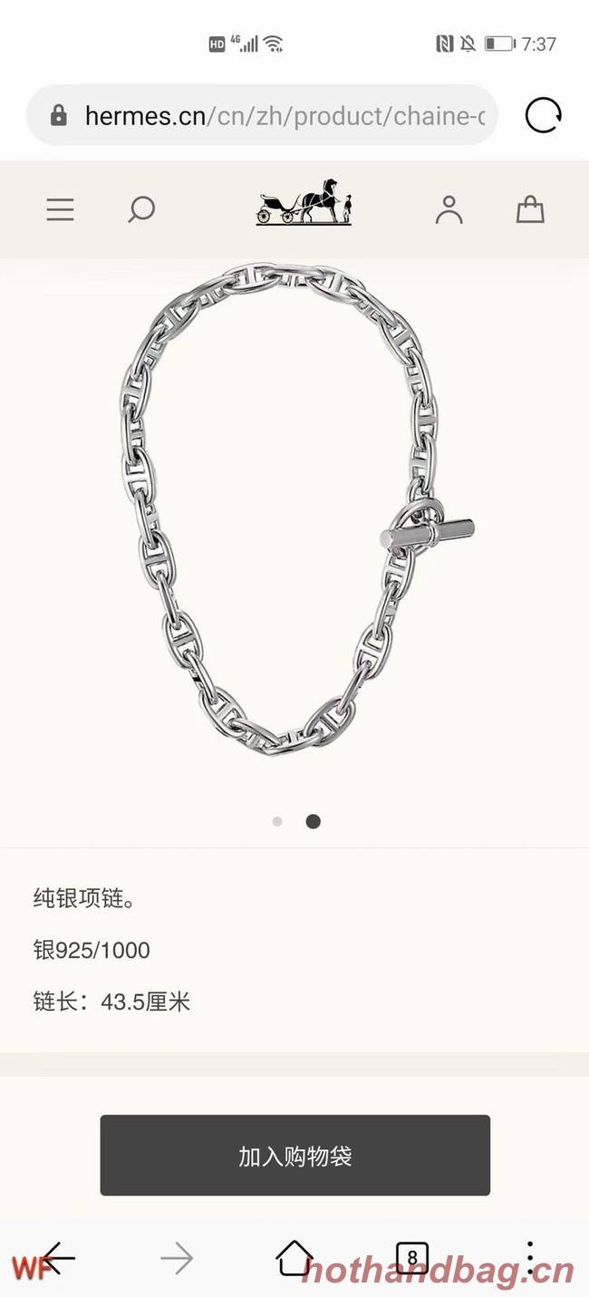 Hermes Necklace CE6207