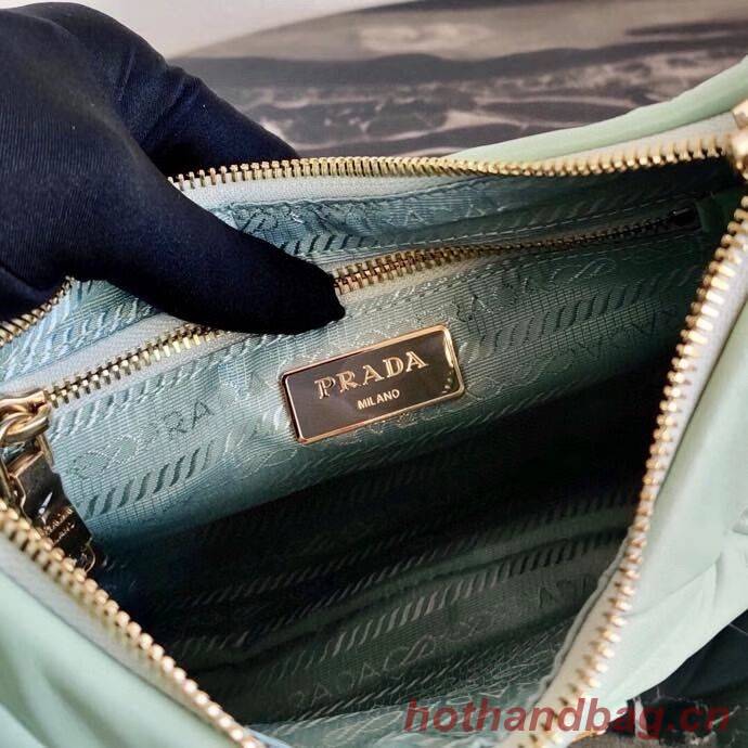 Prada Gaufre nappa leather shoulder bag 1BC151A light green