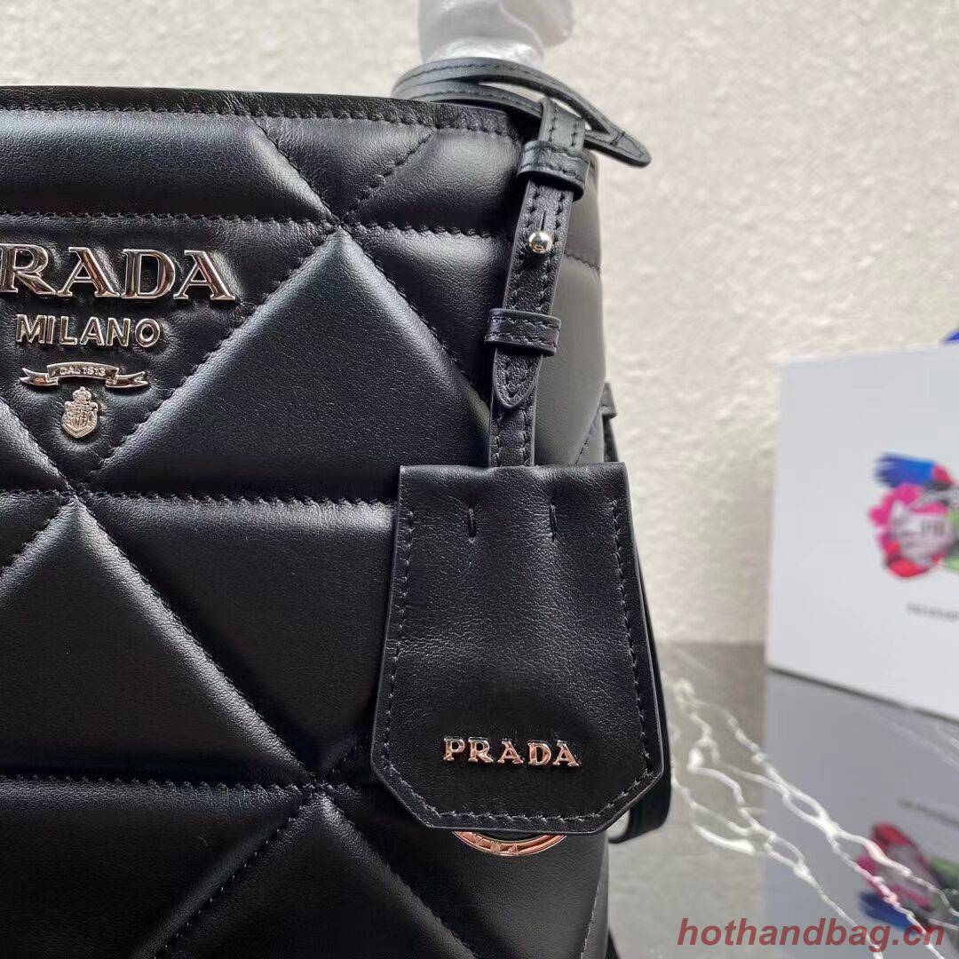 Prada Nappa Leather Prada Spectrum Tote 1BG319 black