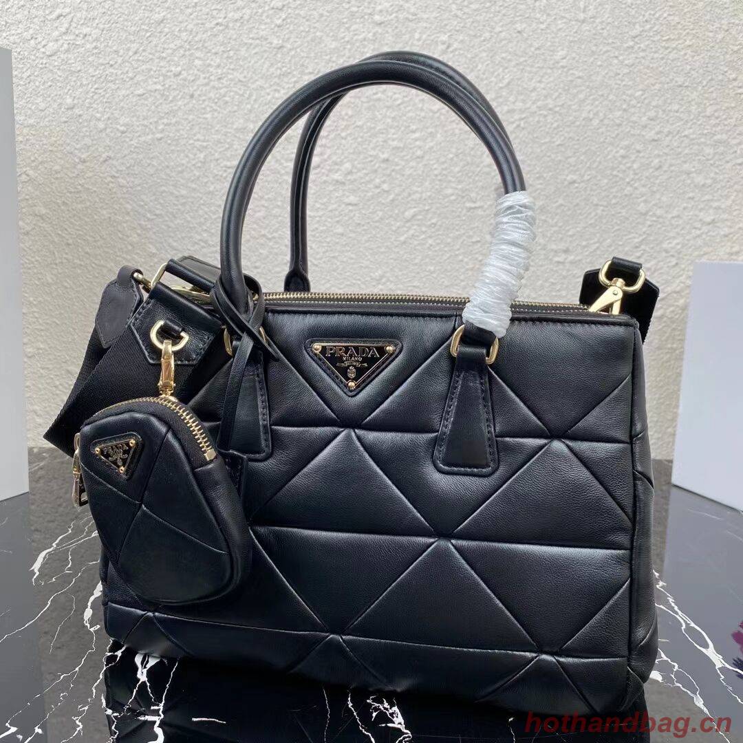 Prada Nappa Leather Prada Spectrum Tote 1BG863 black