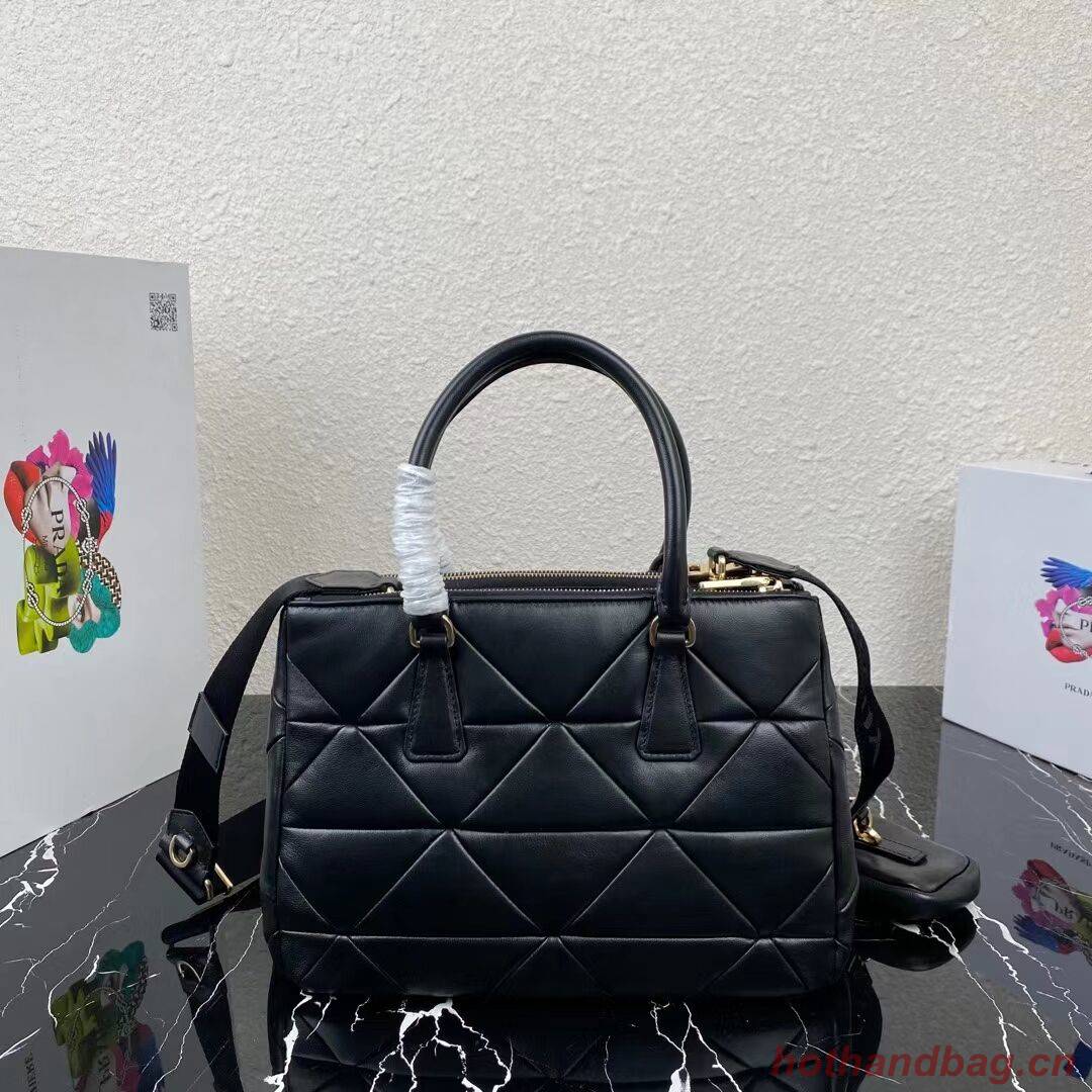 Prada Nappa Leather Prada Spectrum Tote 1BG863 black