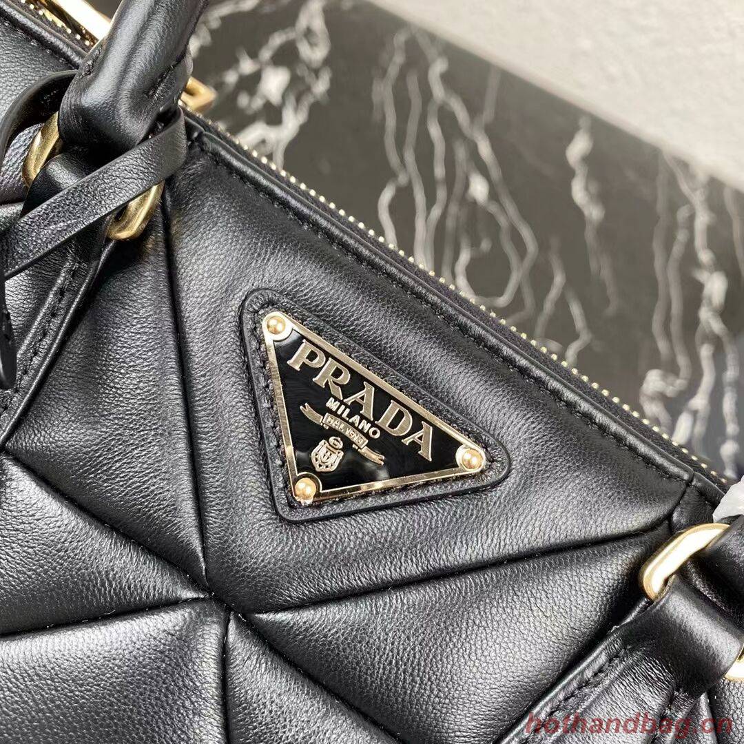 Prada Nappa Leather Prada Spectrum Tote 1BG863 black