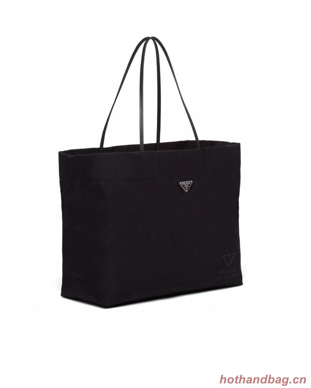 Prada Re-Edition nylon tote bag 1BG107 black