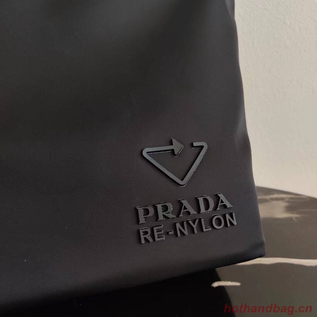 Prada Re-Edition nylon tote bag 1BG107 black