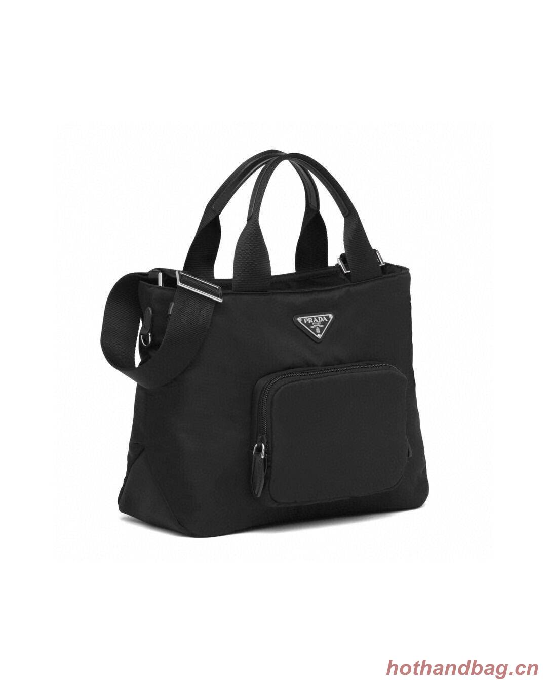 Prada Re-Edition nylon tote bag 1BG354 black