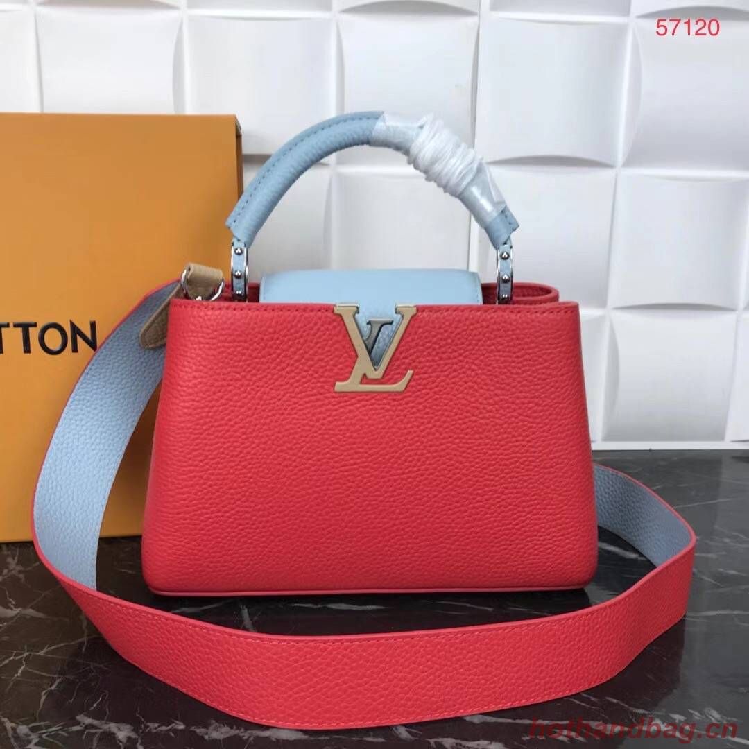 Louis Vuitton CAPUCINES PM M57519 red&blue