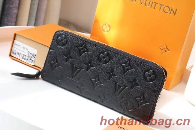 Louis Vuitton Original Monogram Empreinte Wallet M60171 black