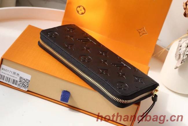 Louis Vuitton Original Monogram Empreinte Wallet M60171 black