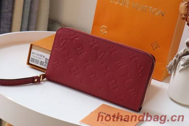 Louis Vuitton Original Monogram Empreinte Wallet M60571 Wine