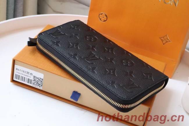 Louis Vuitton Original Monogram Empreinte Wallet M60571 black