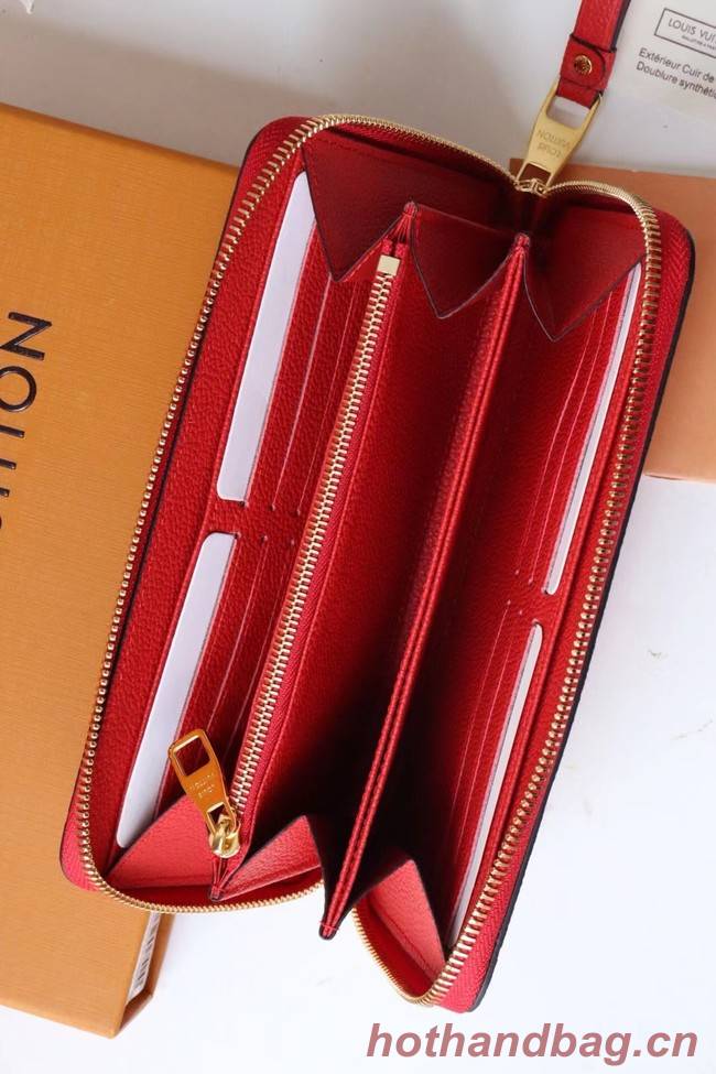 Louis Vuitton Original Monogram Empreinte Wallet M60571 red