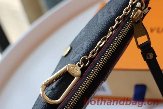 Louis Vuitton Original Monogram Empreinte Wallet M69421 Navy Blue