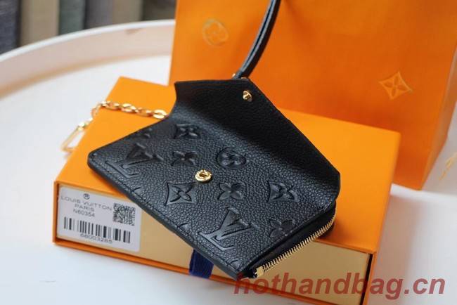 Louis Vuitton Original Monogram Empreinte Wallet M69421 black