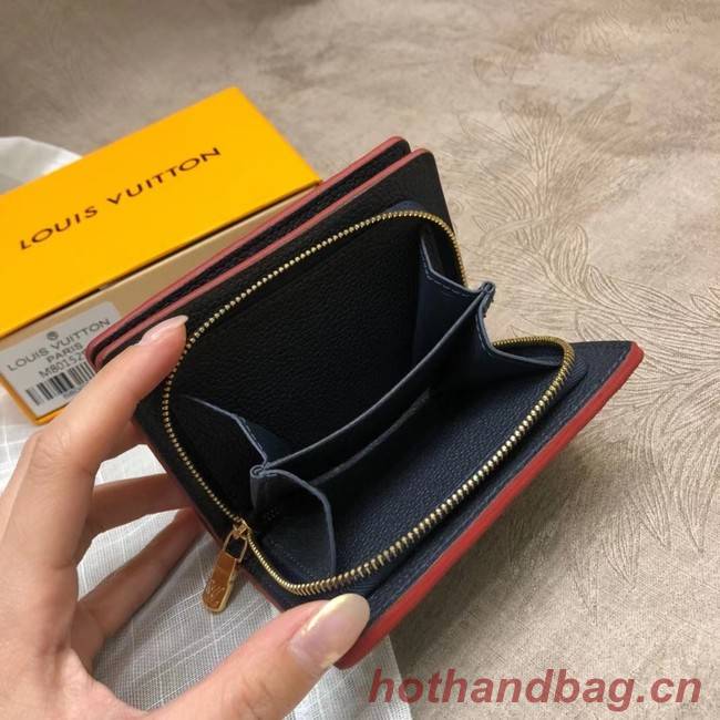 Louis Vuitton Original Monogram Empreinte CLEA WALLET M80152 Navy Blue