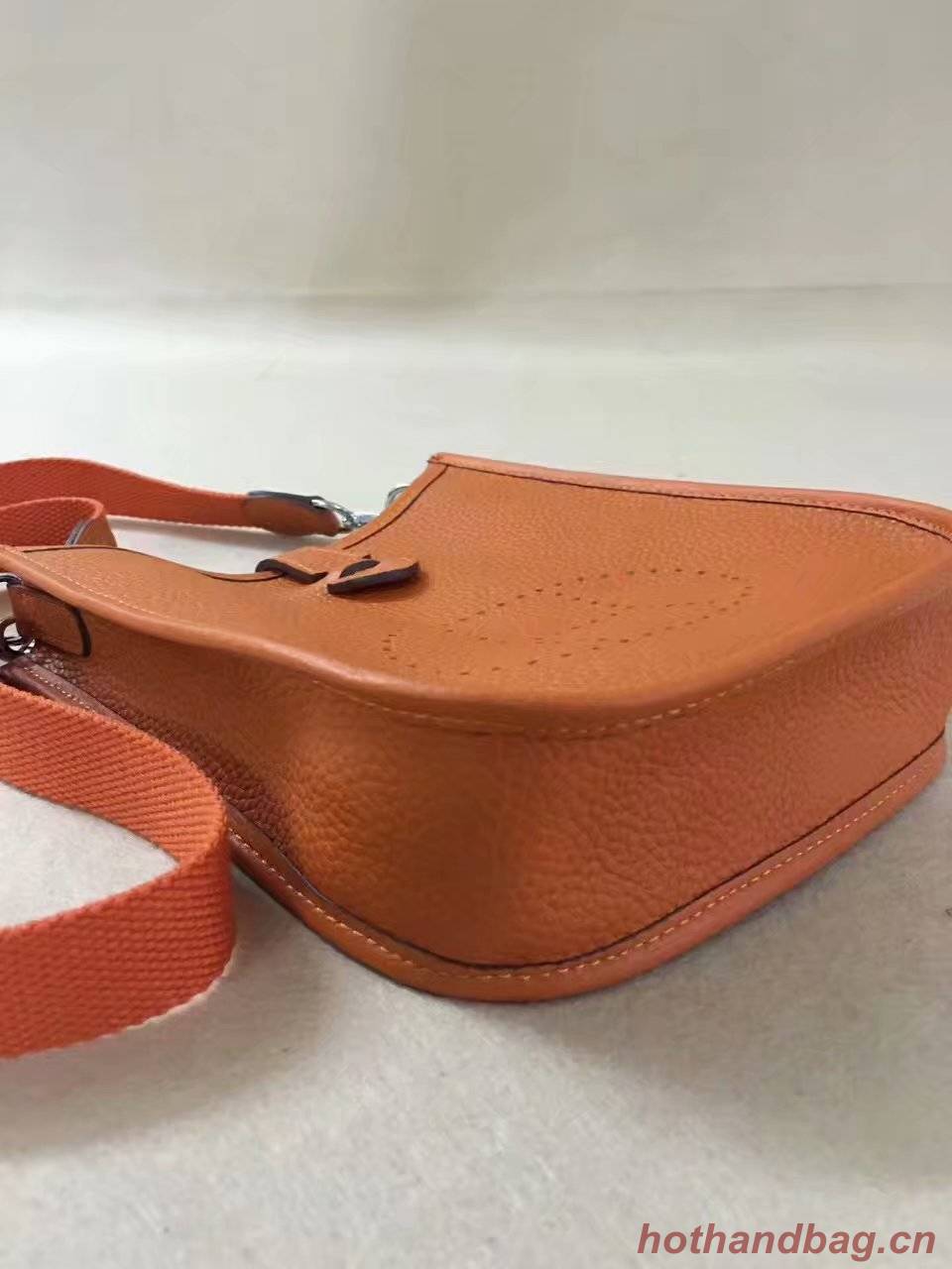 Hermes Evelyne original togo leather mini Shoulder Bag H15698 orange