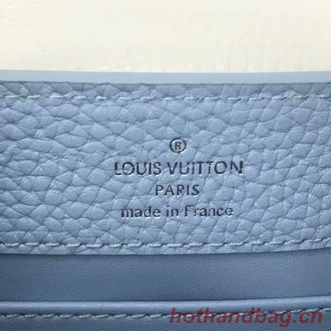 Louis Vuitton CAPUCINES PM M57519 light blue&white