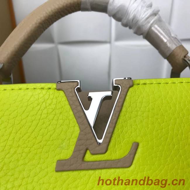 Louis Vuitton CAPUCINES PM M57519 yellow&grey