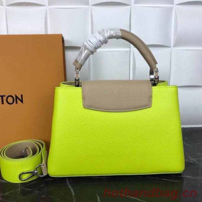 Louis Vuitton CAPUCINES PM M57519 yellow&grey