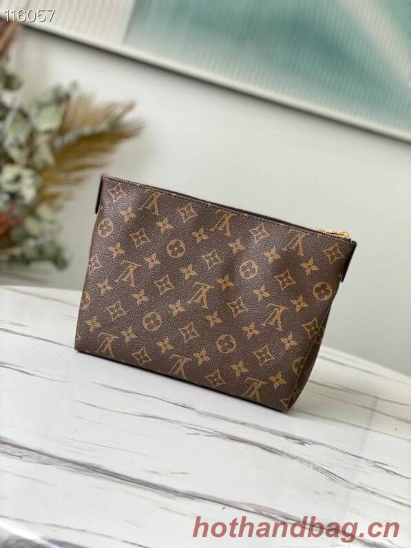 Louis Vuitton Original Monogram Canvas Zipper Clutch bag M64125 black