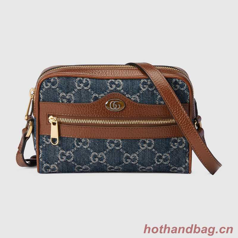 Gucci Ophidia GG mini bag 517350 Dark blue